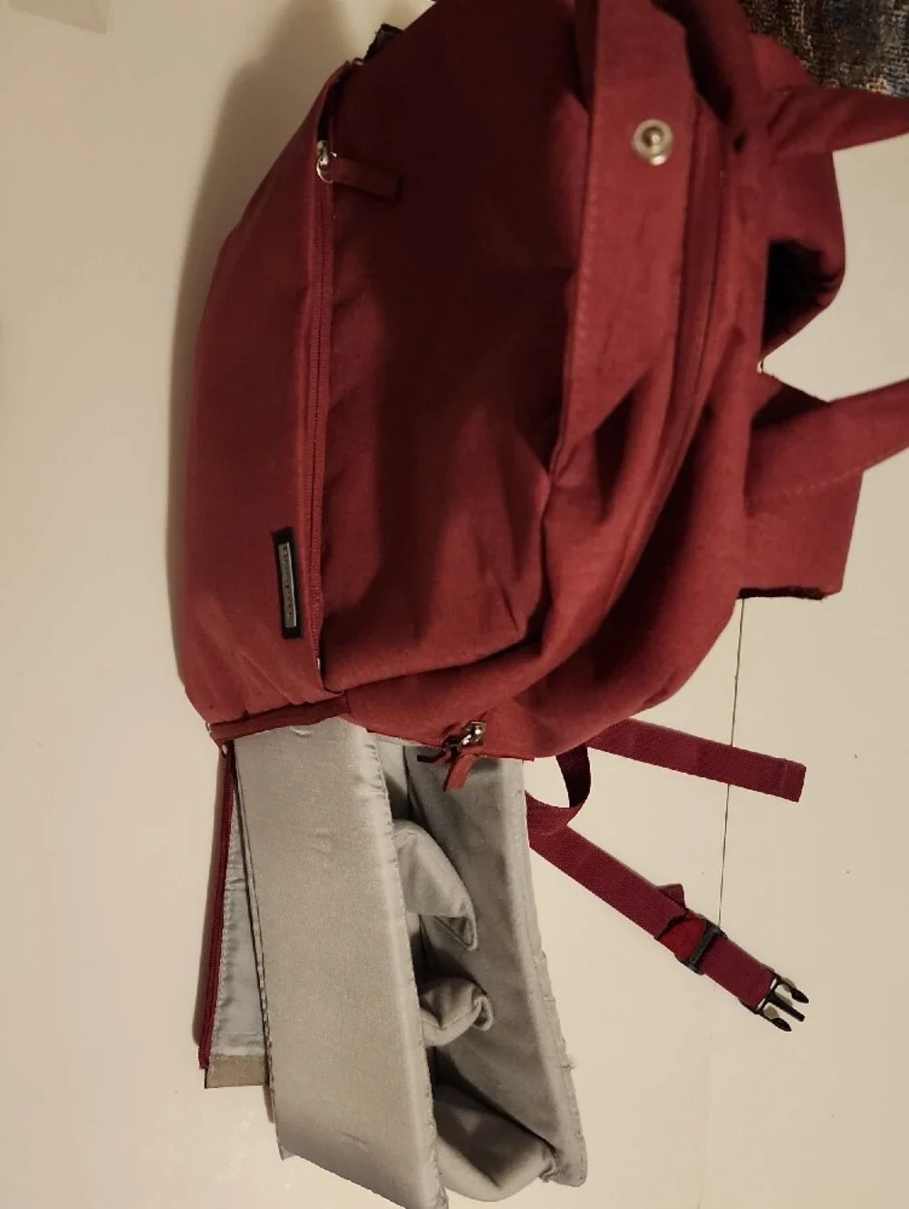 Beaspire Burgundy Multimedia Backpack